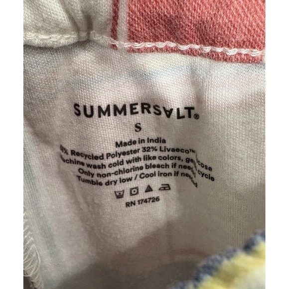 Summersalt Plaid Long Sleeve Pajama Set Size Small Soft Cozy - Picture 8 of 8